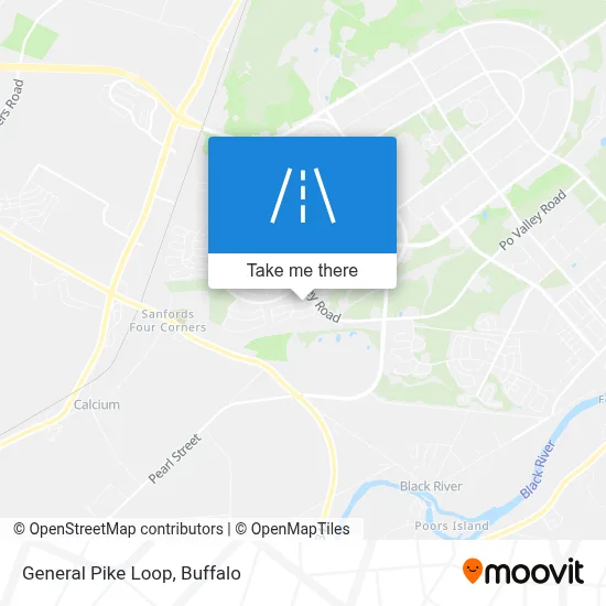 General Pike Loop map