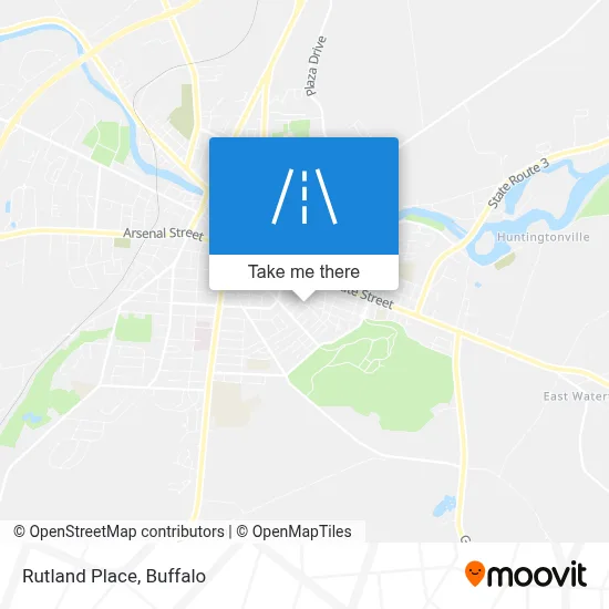 Rutland Place map
