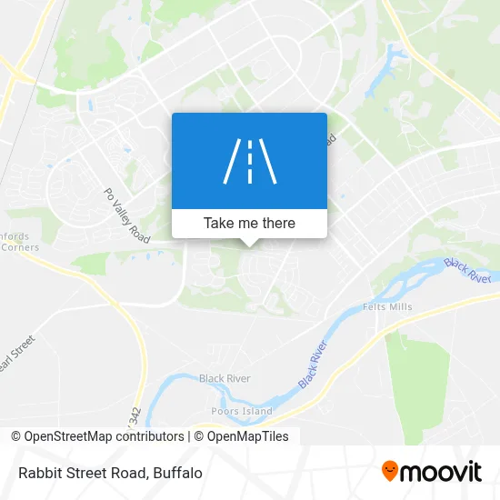 Rabbit Street Road map