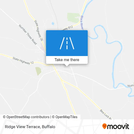 Ridge View Terrace map