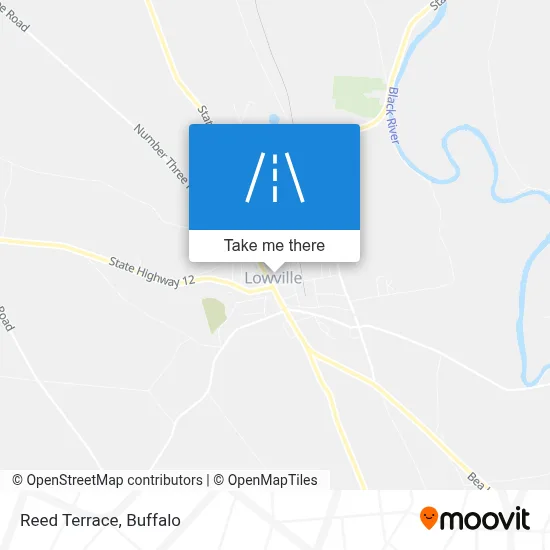 Reed Terrace map