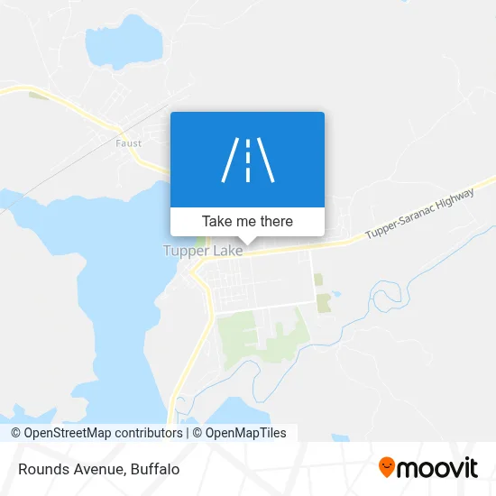 Rounds Avenue map