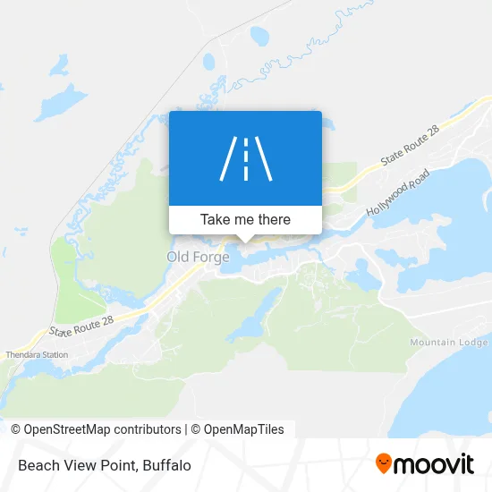 Beach View Point map