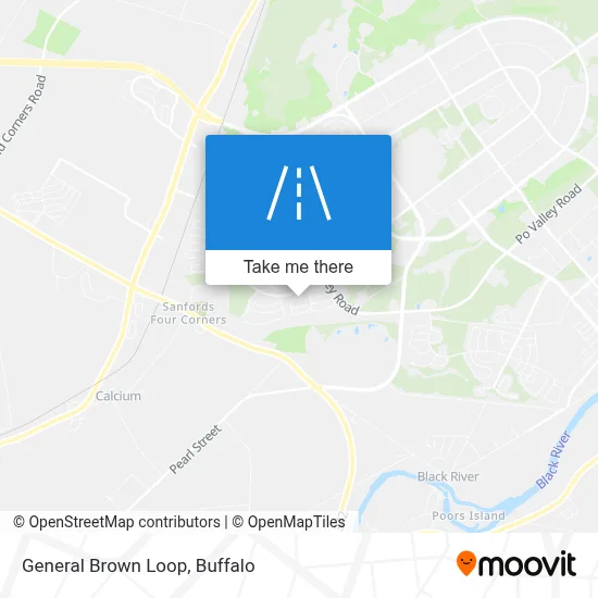 General Brown Loop map