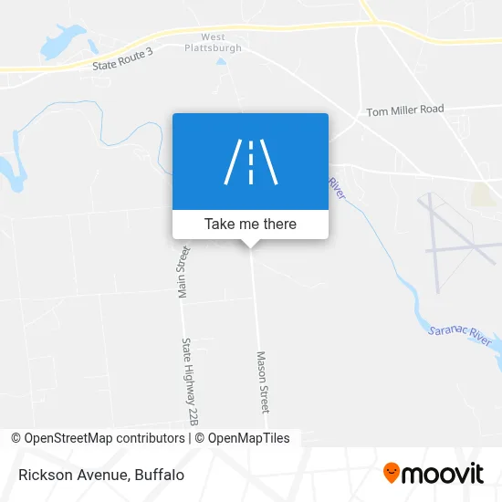 Rickson Avenue map