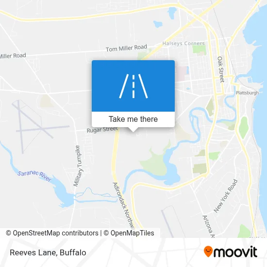 Reeves Lane map