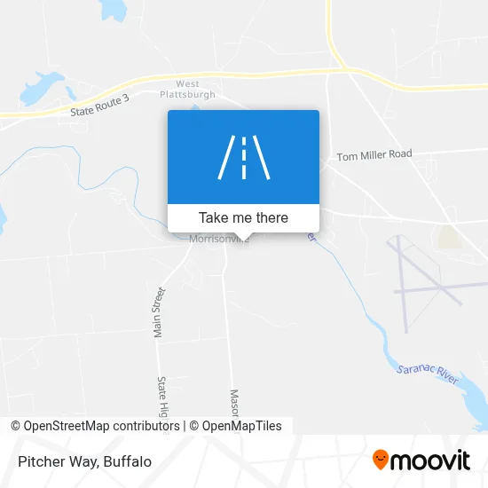Pitcher Way map