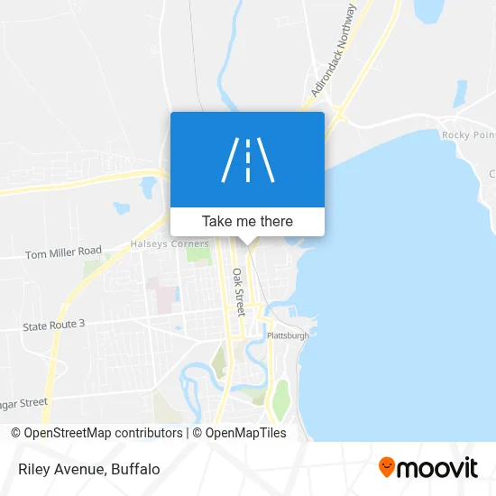 Riley Avenue map