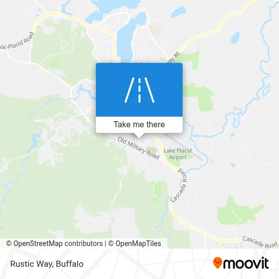 Rustic Way map