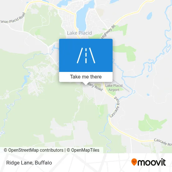 Ridge Lane map