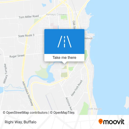 Righi Way map