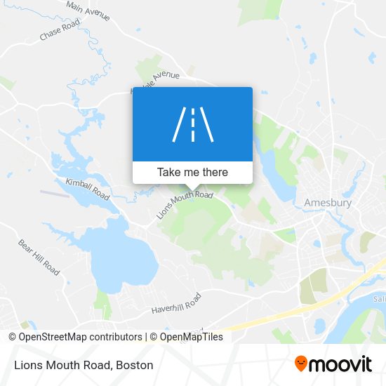 Lions Mouth Road map