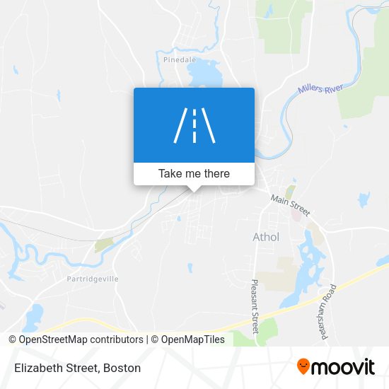 Mapa de Elizabeth Street