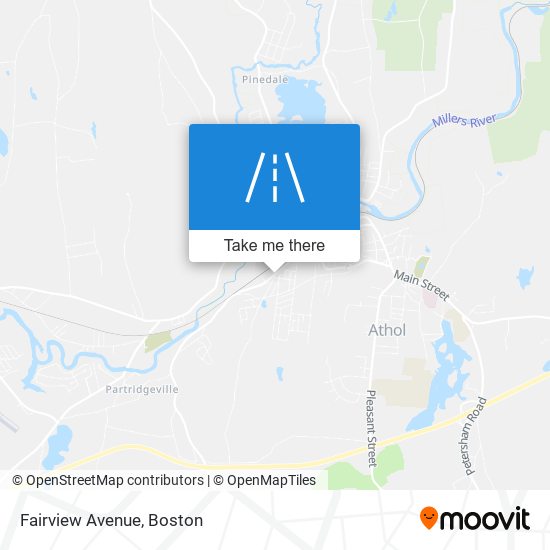 Mapa de Fairview Avenue