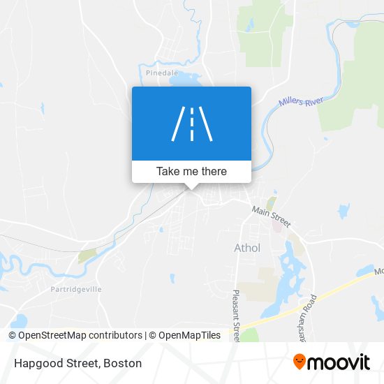 Mapa de Hapgood Street