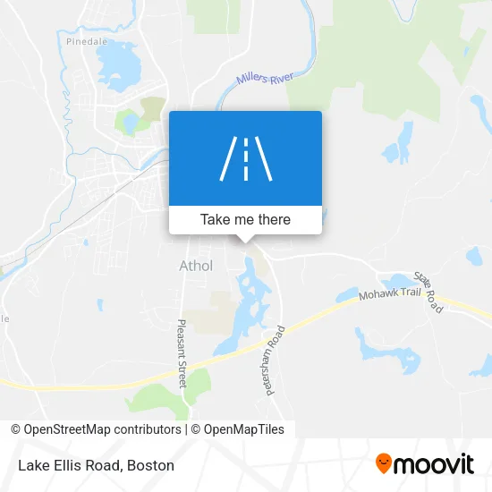 Lake Ellis Road map
