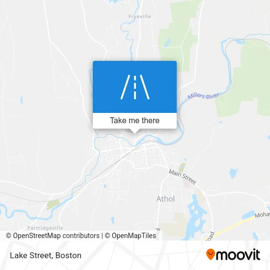 Lake Street map
