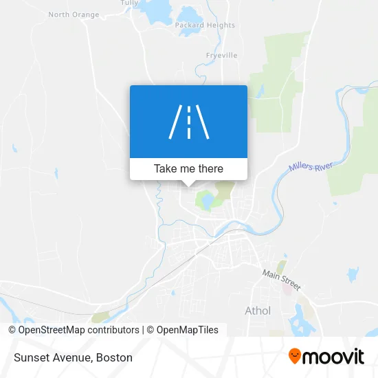 Sunset Avenue map