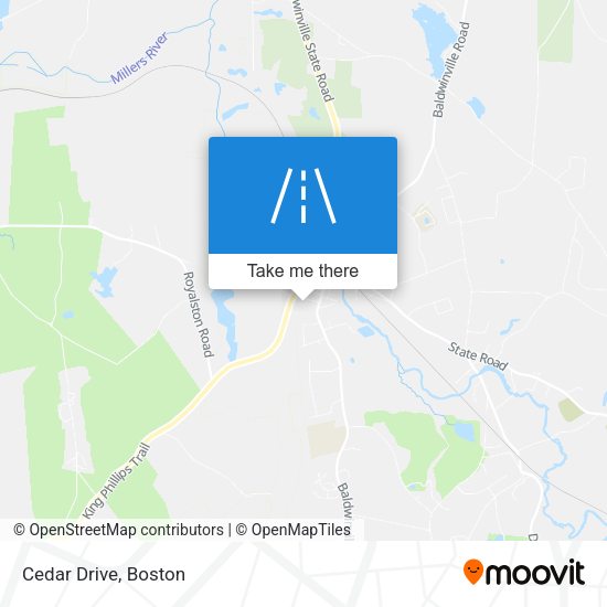 Mapa de Cedar Drive