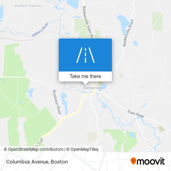 Mapa de Columbus Avenue