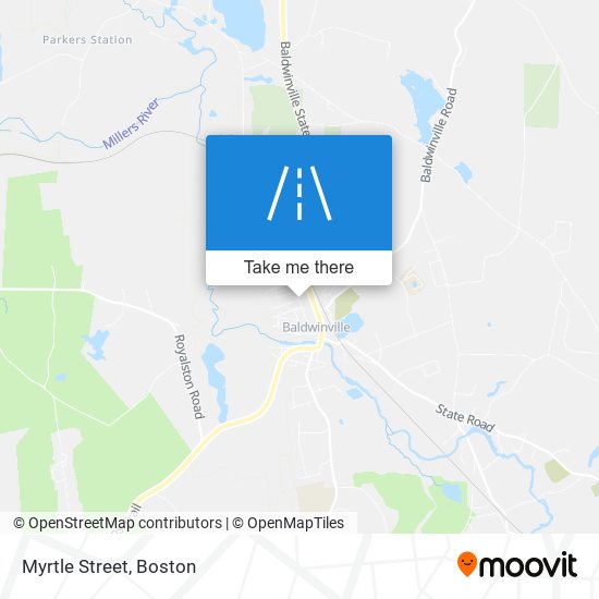 Myrtle Street map