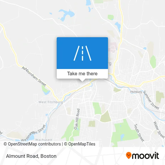 Almount Road map