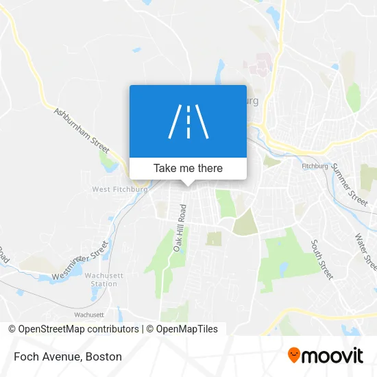 Foch Avenue map