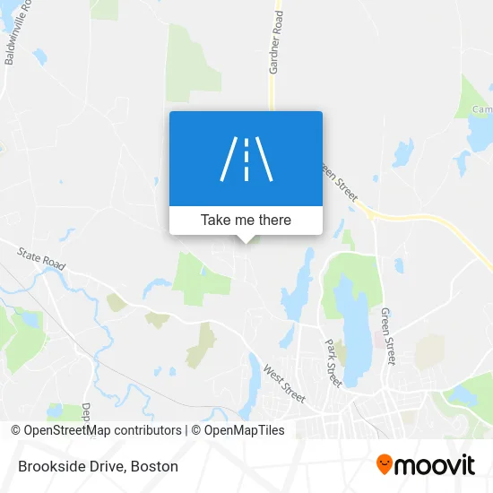 Brookside Drive map