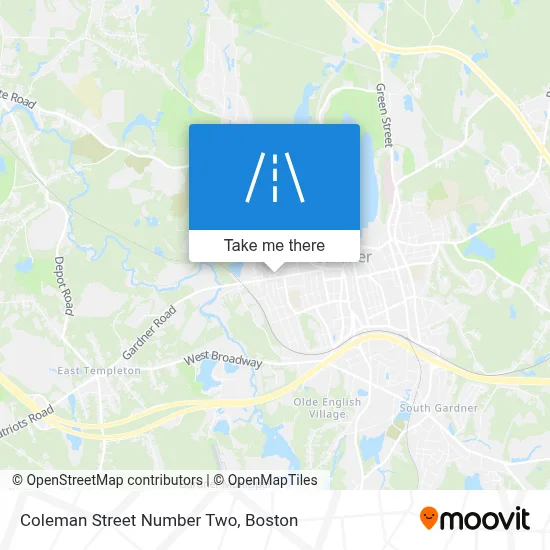 Coleman Street Number Two map