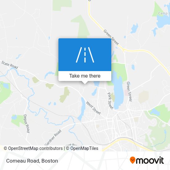 Mapa de Comeau Road