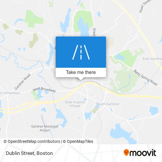 Mapa de Dublin Street