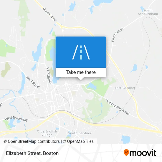 Elizabeth Street map