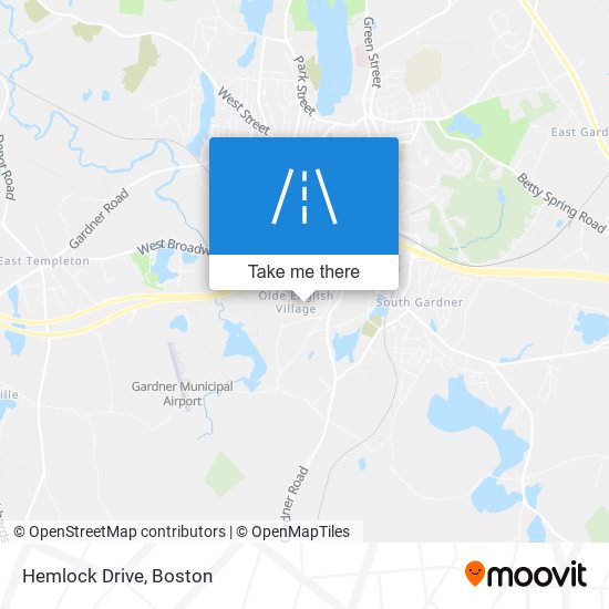 Hemlock Drive map