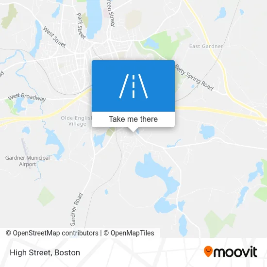 High Street map
