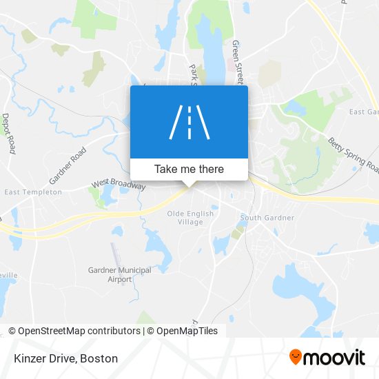 Kinzer Drive map