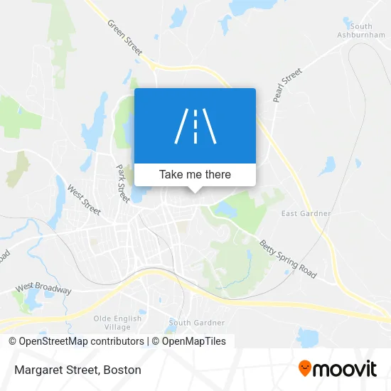 Margaret Street map