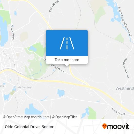 Olde Colonial Drive map