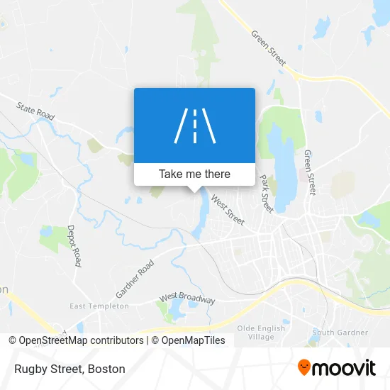Rugby Street map