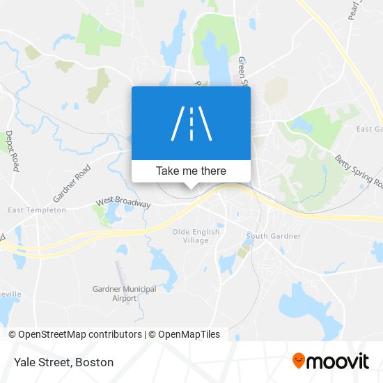 Yale Street map