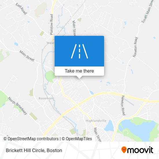 Brickett Hill Circle map