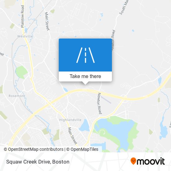 Squaw Creek Drive map