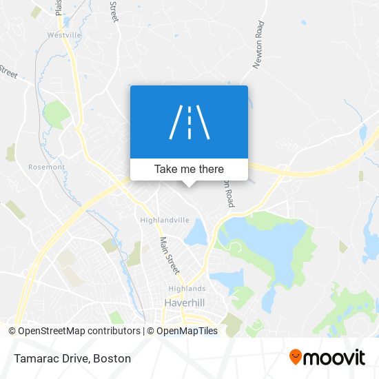 Tamarac Drive map