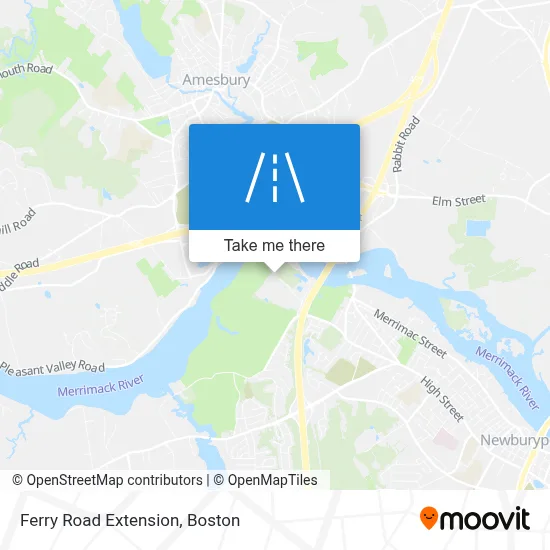 Ferry Road Extension map