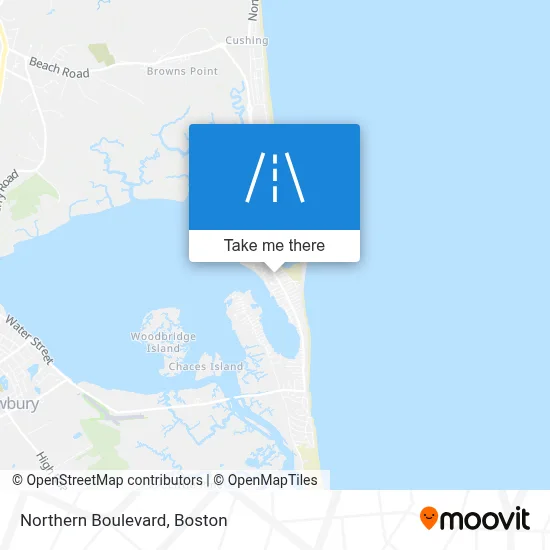 Northern Boulevard map