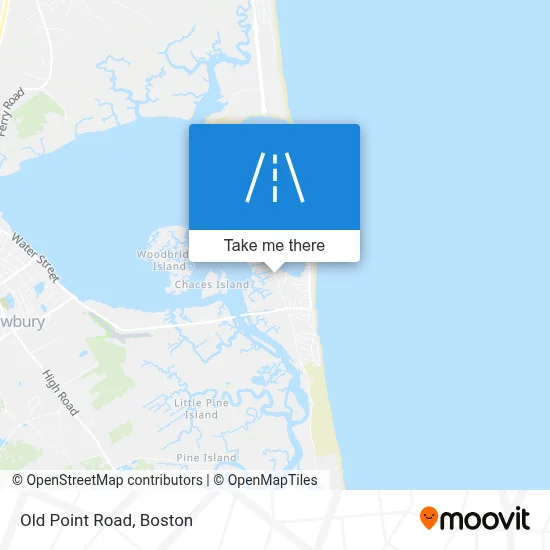 Old Point Road map