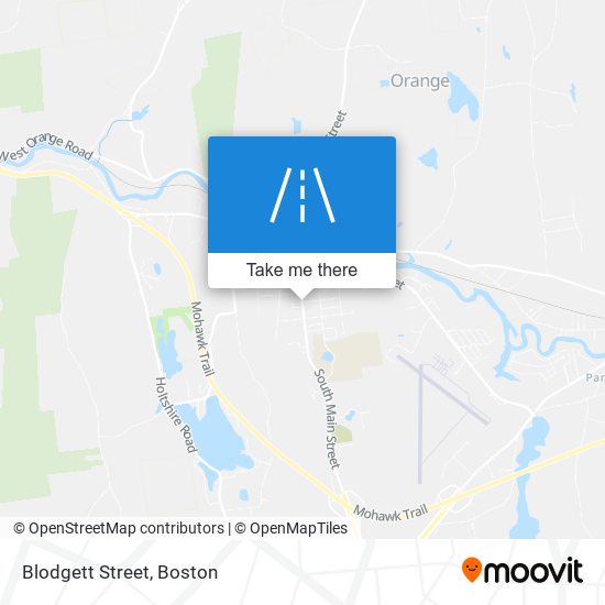 Blodgett Street map