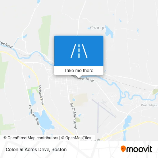 Colonial Acres Drive map
