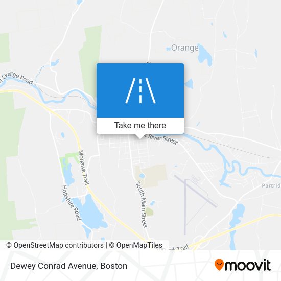 Dewey Conrad Avenue map