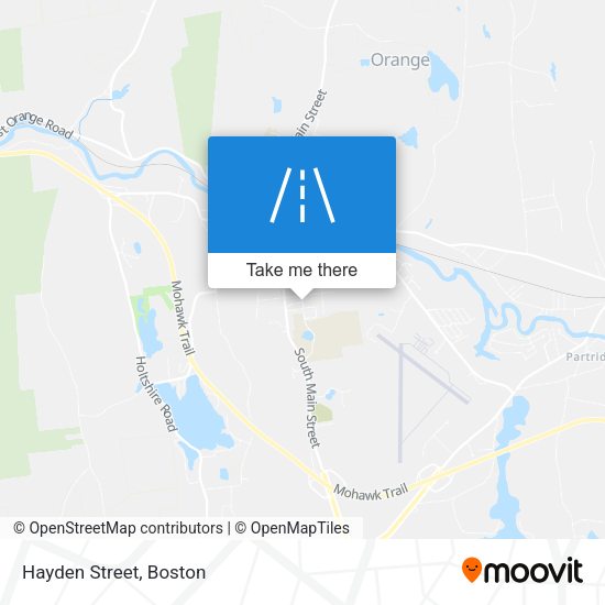 Mapa de Hayden Street