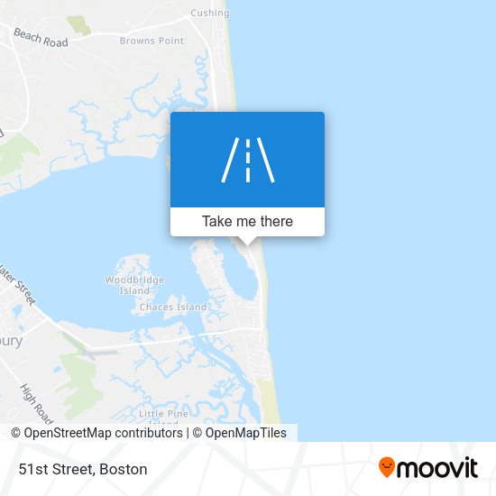 Mapa de 51st Street